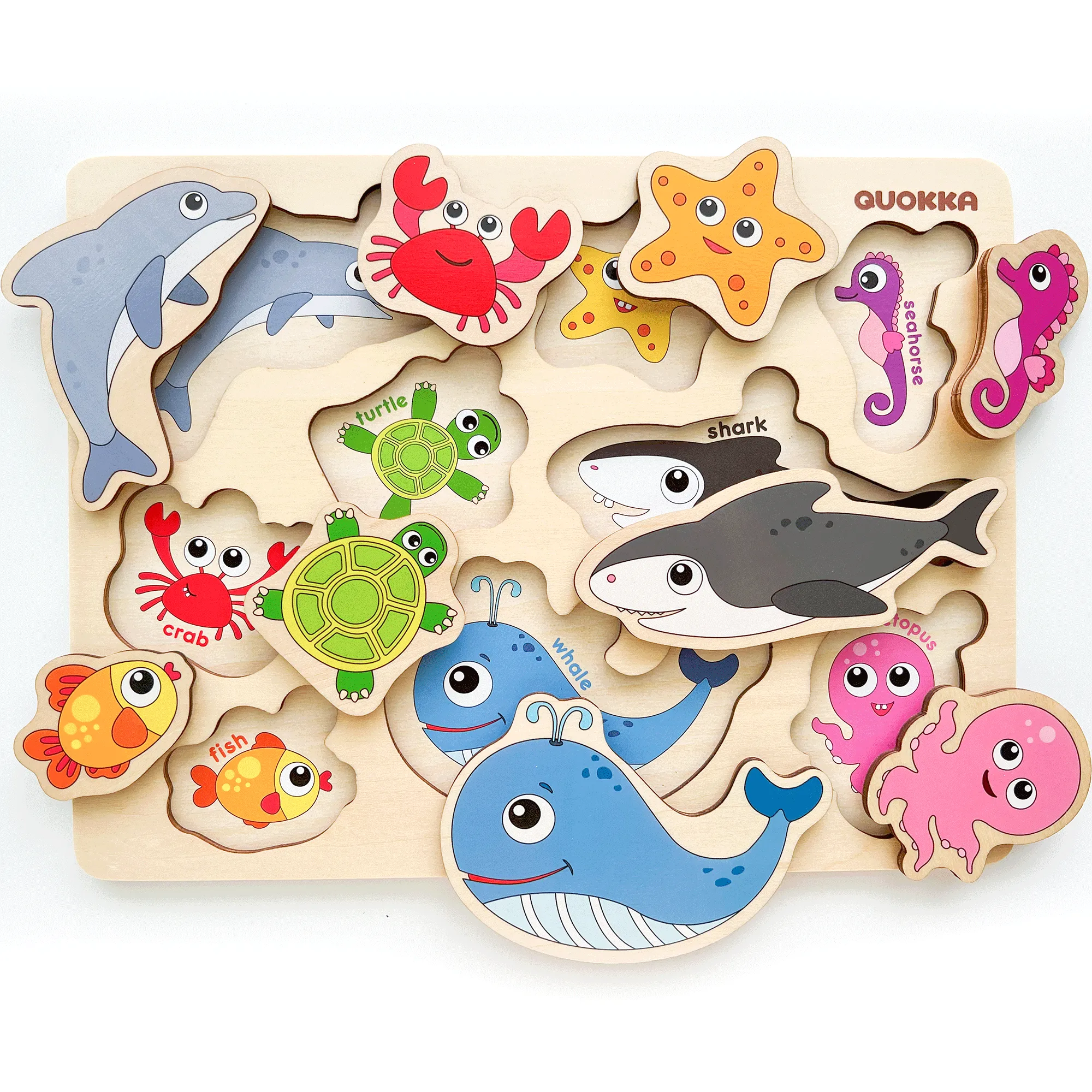 Animals Puzzle for Toddler | Farm, Ocean, Wild Animals