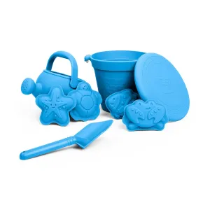 Bigjigs Toys Ocean Blue Silicone Beach Toys Bundle (5 Pieces)