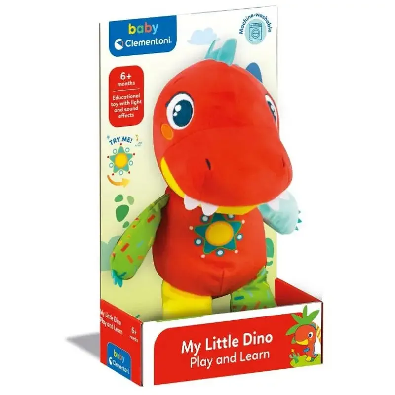 Clementoni Electronic Plush Soft Toys 17.5 x 8 x 27.5cm - 2 Designs Available