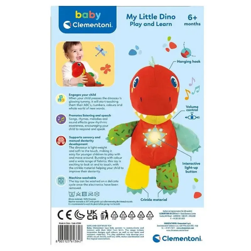 Clementoni Electronic Plush Soft Toys 17.5 x 8 x 27.5cm - 2 Designs Available