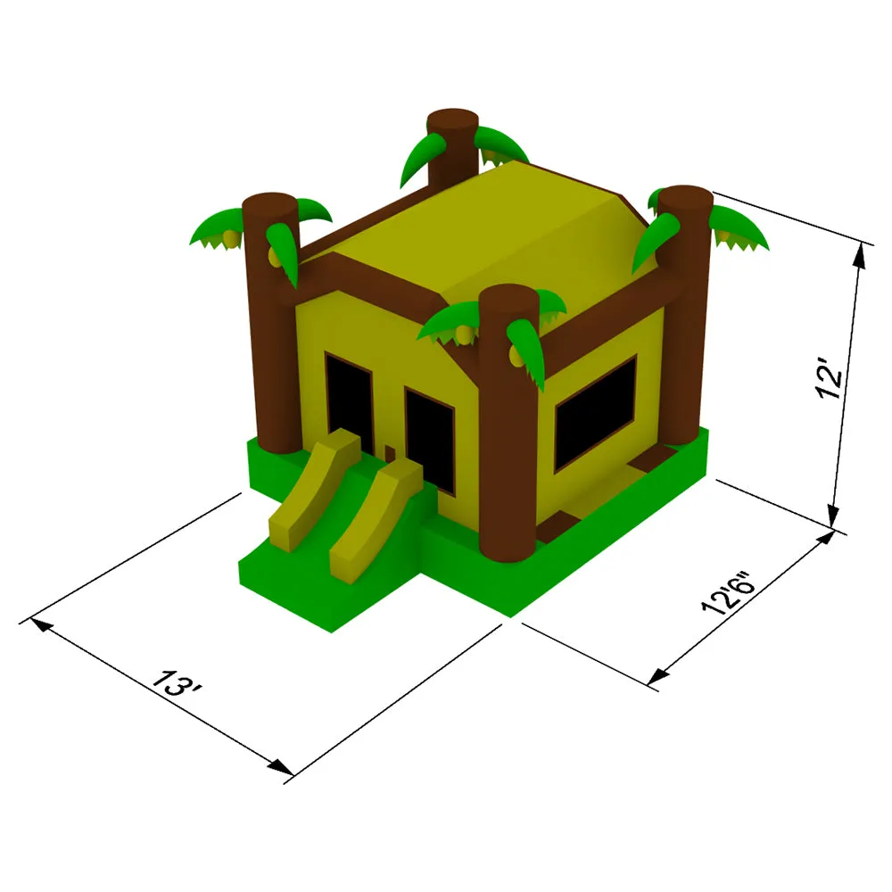 Commercial Jungle Bounce House with Blower by Inflatable HQ