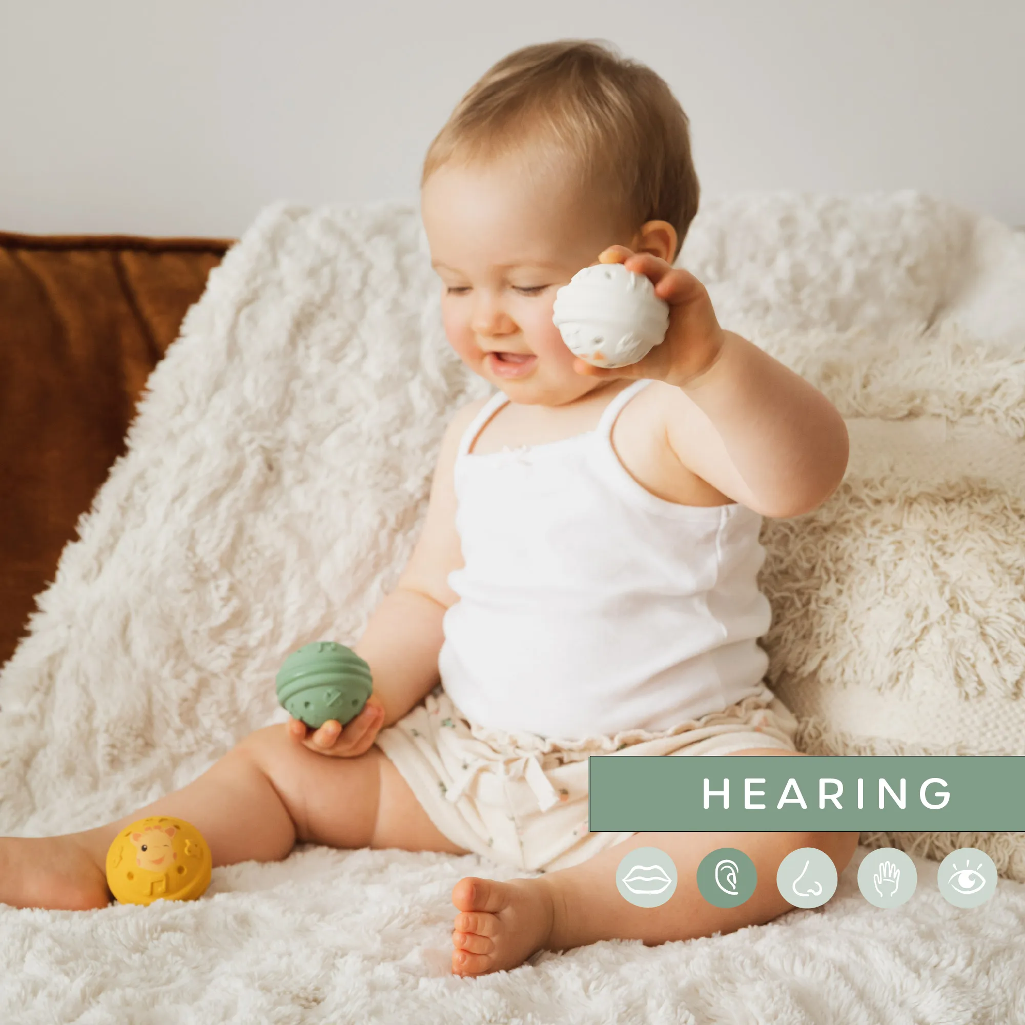 Flexible Musical Balls- 3 pc