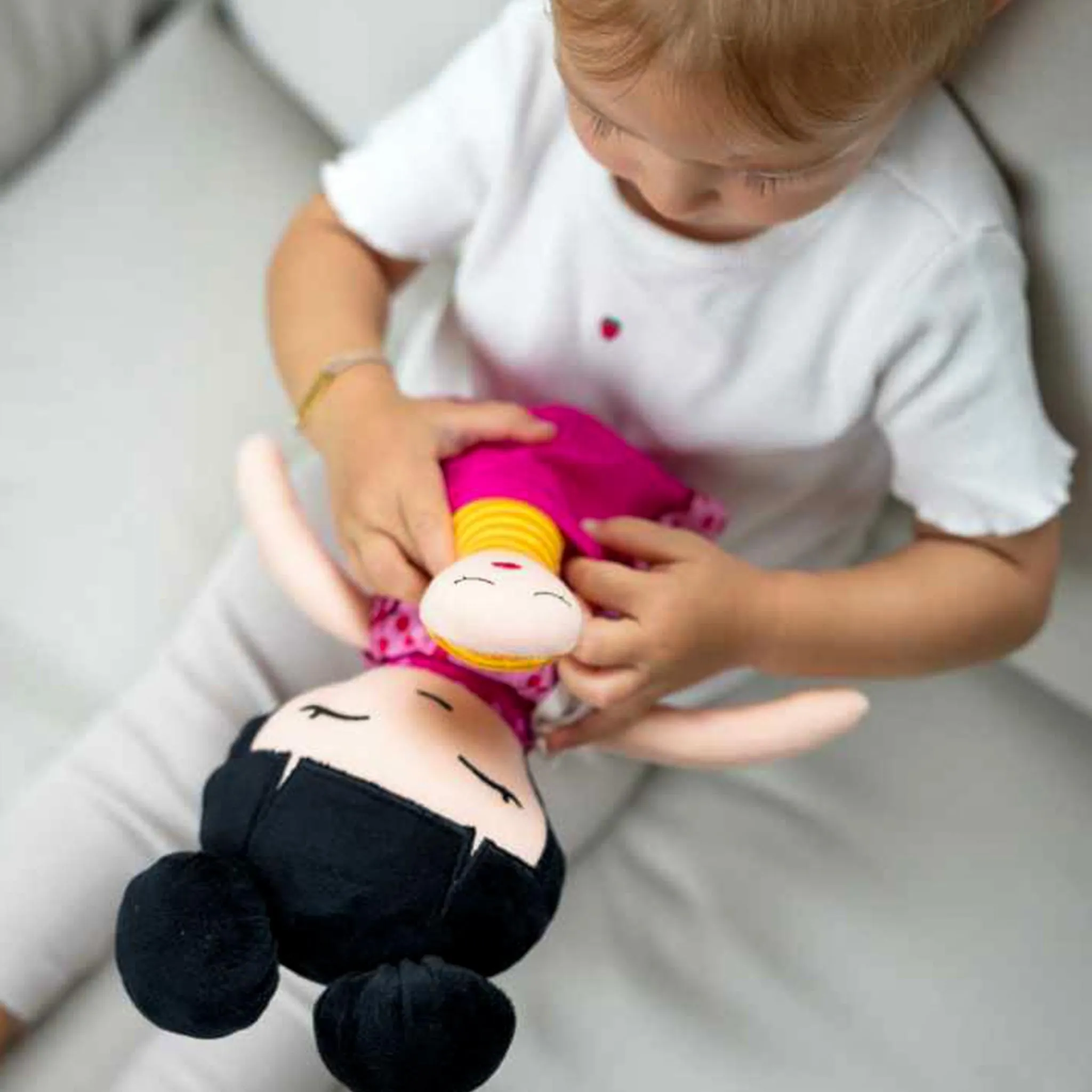 Inclusive, Handmade Pocket-Sized Doll - Baby Momo │ By Watoto
