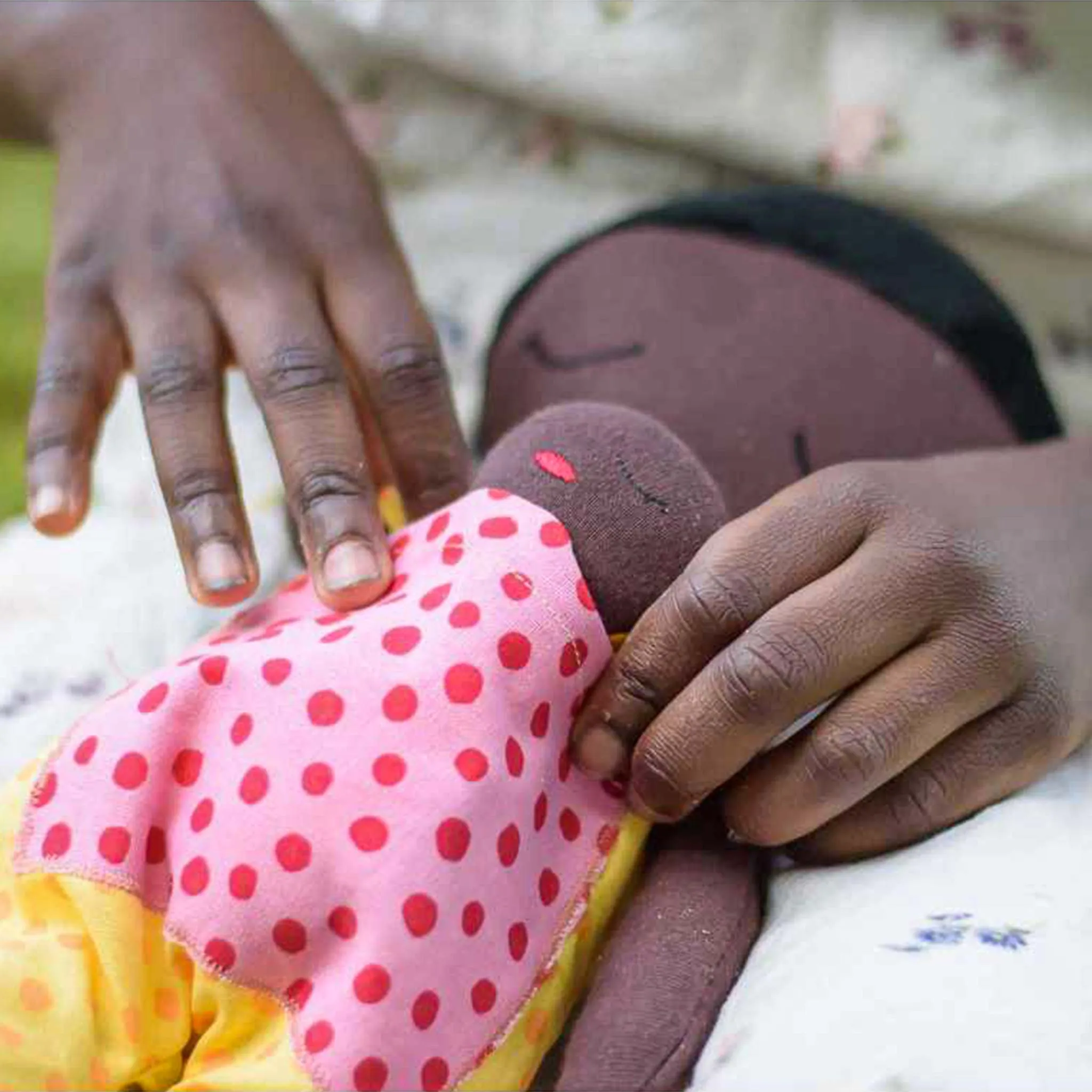 Inclusive, Handmade Pocket-Sized Doll - Baby Momo │ By Watoto