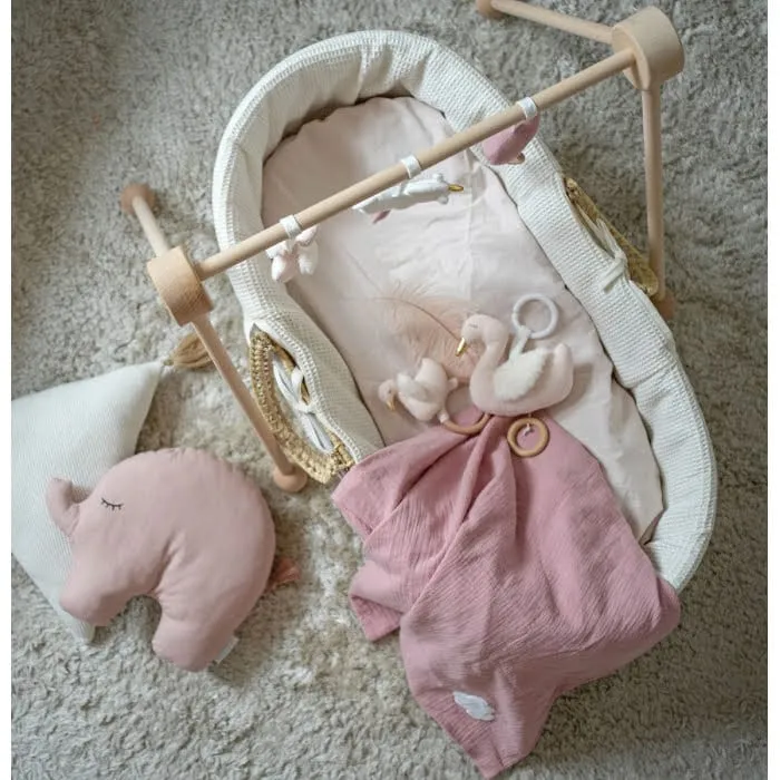 JaBaDaBaDo Natural Babygym with Toys Swan/Unicorn