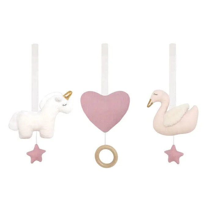 JaBaDaBaDo Natural Babygym with Toys Swan/Unicorn