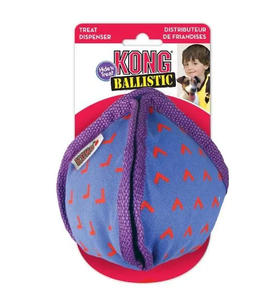 Kong Ballistic Hide ’n Treat Dog Toy (Assorted Colours)