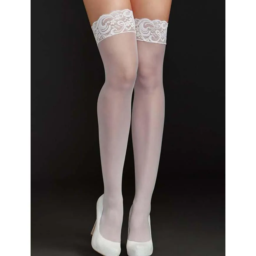 Lace Top Thigh Highs - One Size Fits Most