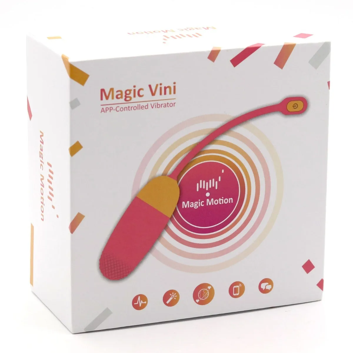 Magic Motion Vini App Controlled Egg Vibrator Coral Yellow