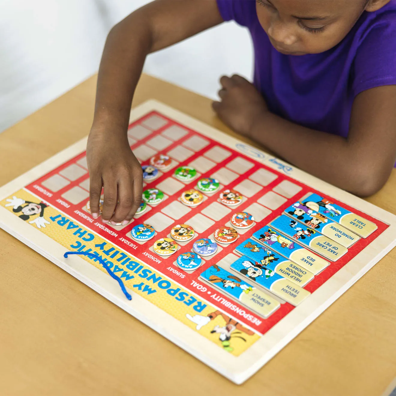 Mickey Mouse My Magnetic Responsibility Chart