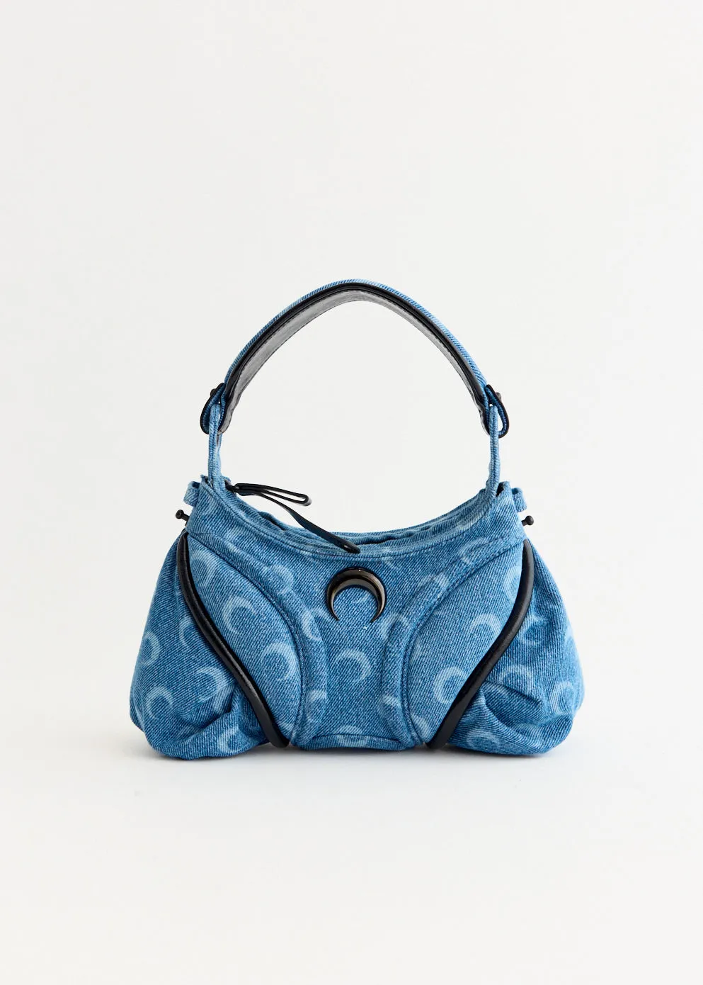 Moon Laser Denim Futura Mini Bag