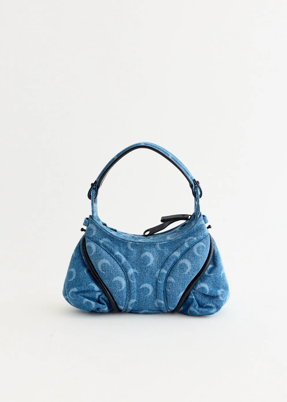 Moon Laser Denim Futura Mini Bag