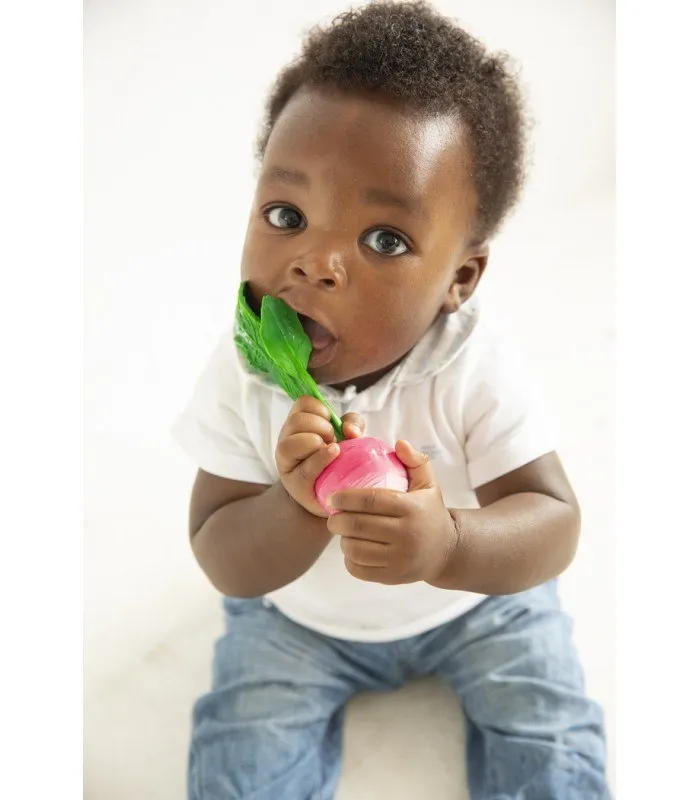 Oli and Carol Baby Teether Romano the Radish