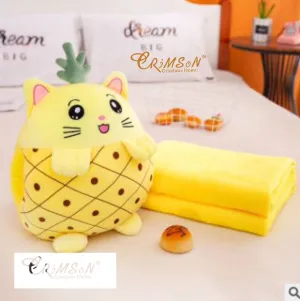 Crimson Pineapple Design Toy Cum Blanket for Kids - GIRI001TKPA 

Optimized Title: Adorable Crimson Pineapple Toy Blanket for Kids - GIRI001TKPA