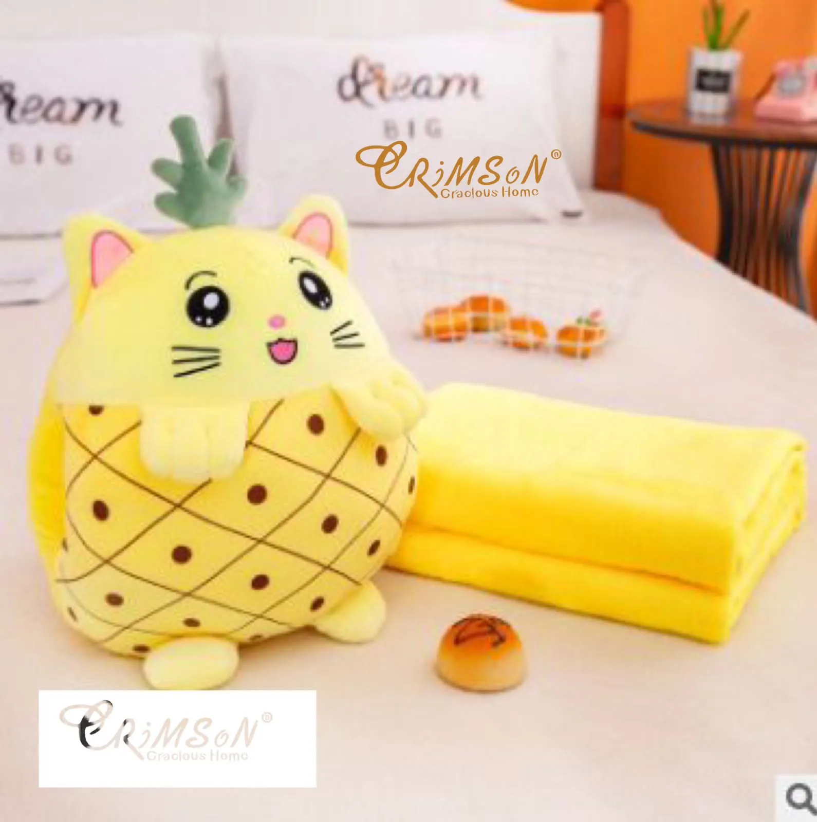 Crimson Pineapple Design Toy Cum Blanket for Kids - GIRI001TKPA 

Optimized Title: Adorable Crimson Pineapple Toy Blanket for Kids - GIRI001TKPA
