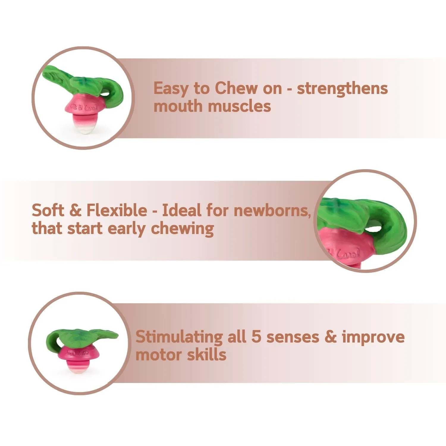 Ramonita The Radish Chewy Teether
