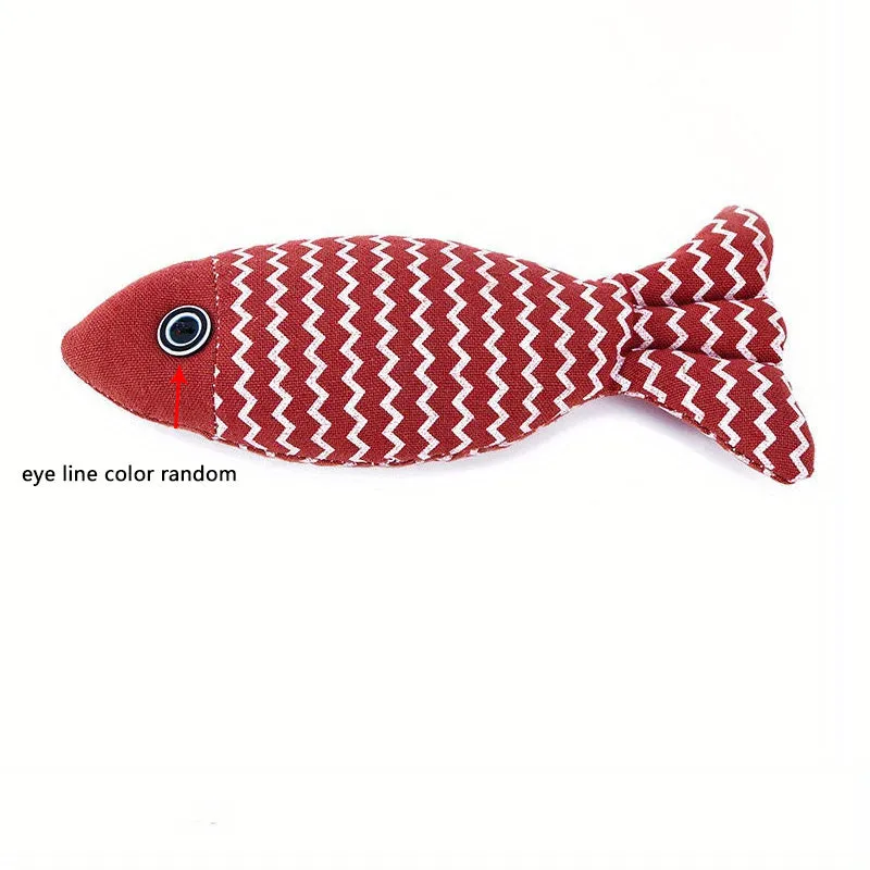 Realistic Interactive Cat Toy Durable Plush Pillow for Indoor  Outdoor Pet Fun