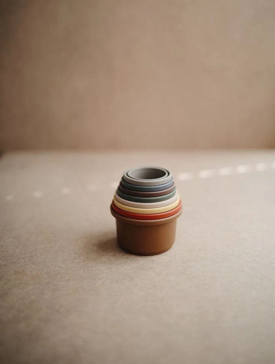 Retro Stacking Cups Toy