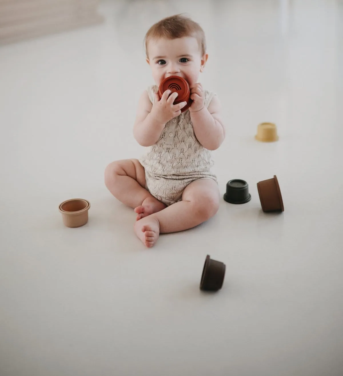 Retro Stacking Cups Toy