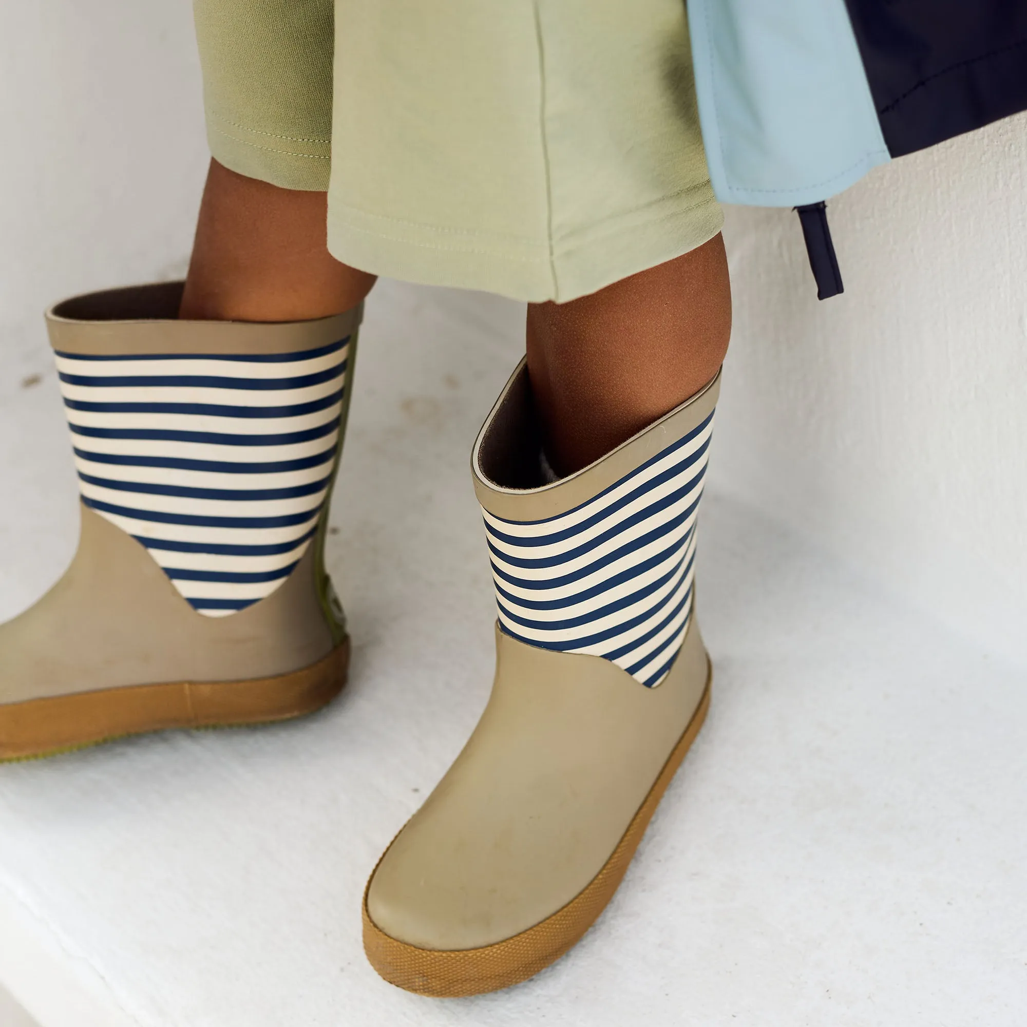 Rubber Boot Juno - blue stripe