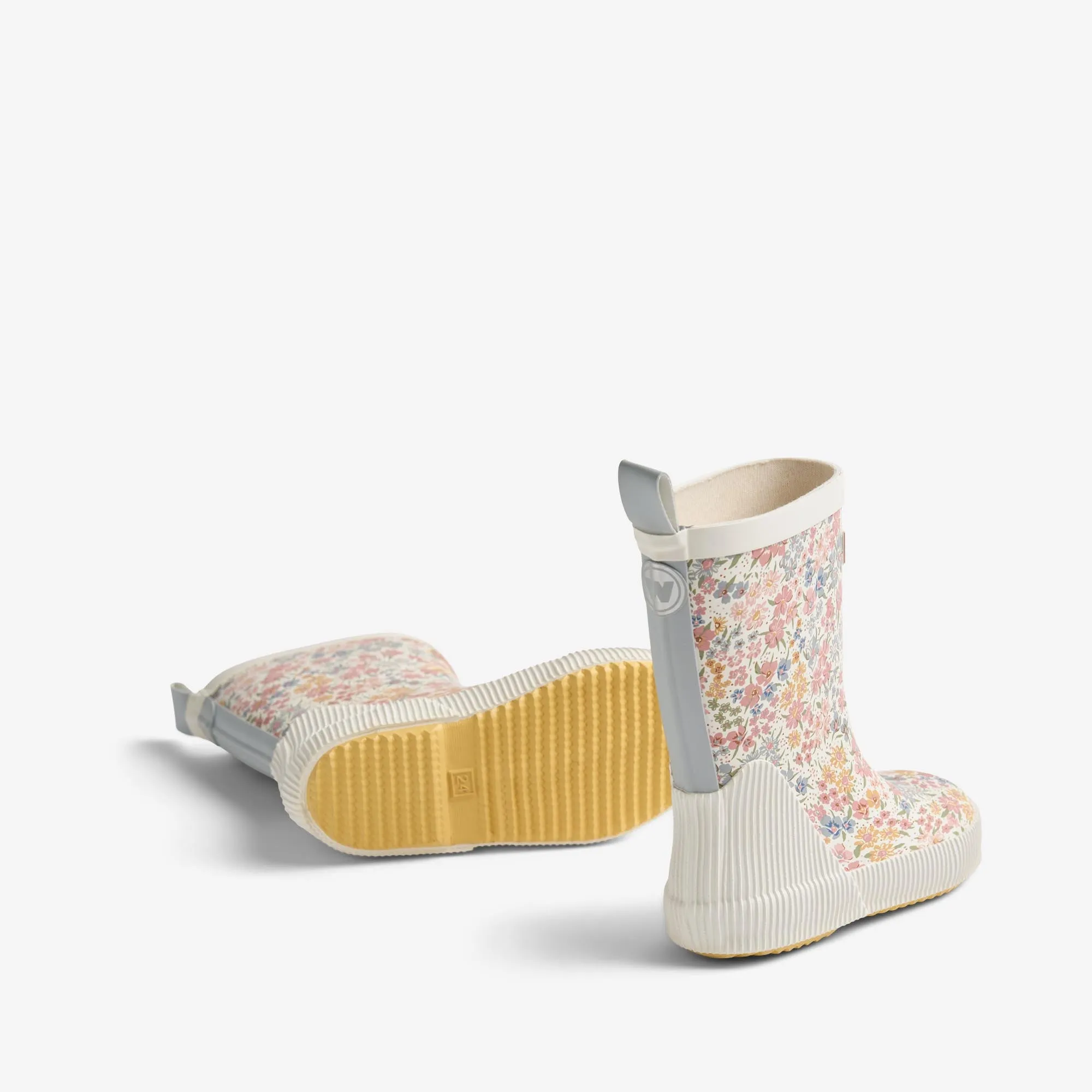 Rubber Boot Welly - bright flowers