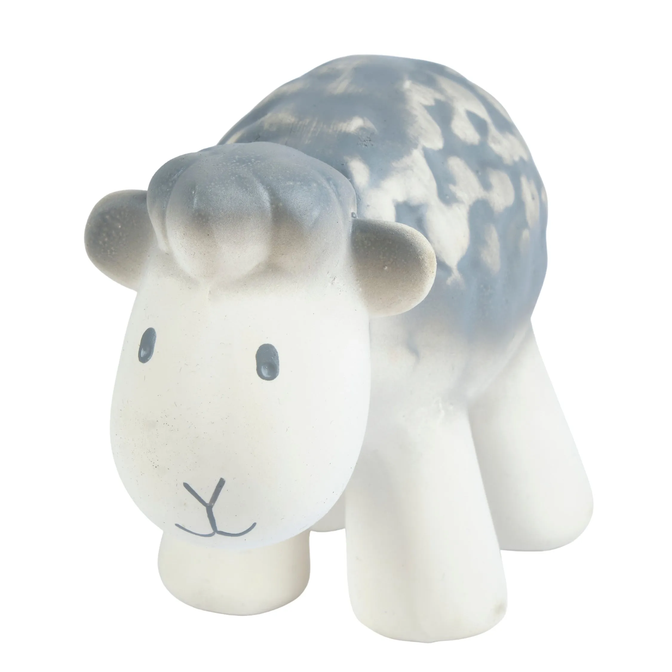 Sheep - Natural Rubber Baby Rattle & Bath Toy