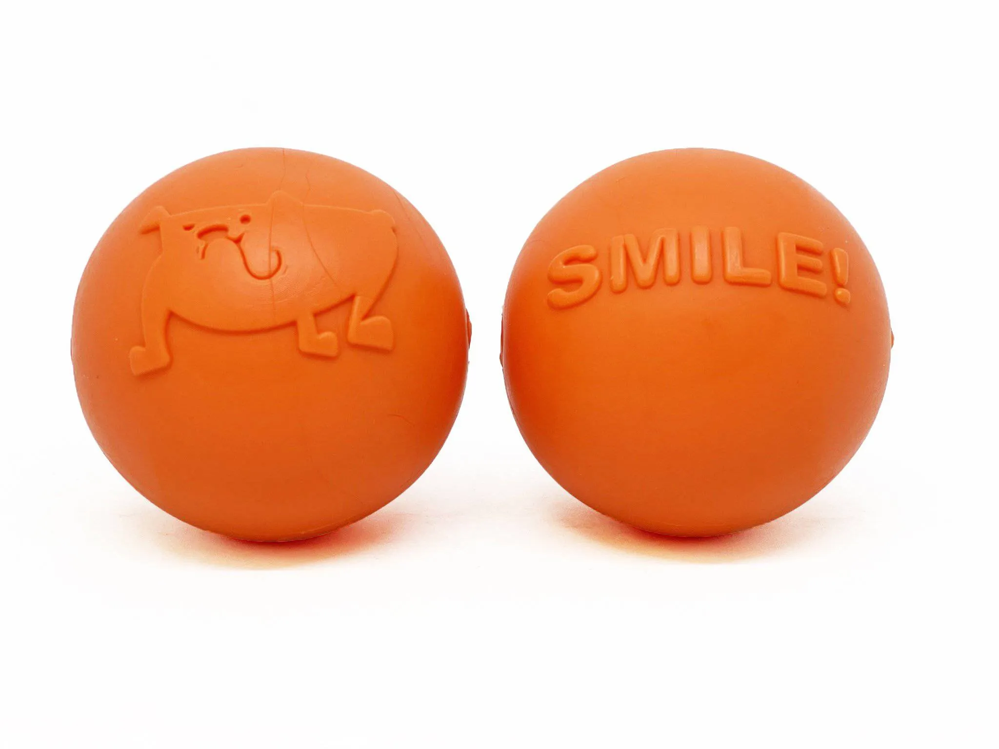 Smile Ball Ultra Durable Synthetic Rubber Chew Toy & Floating Retrieving Toy