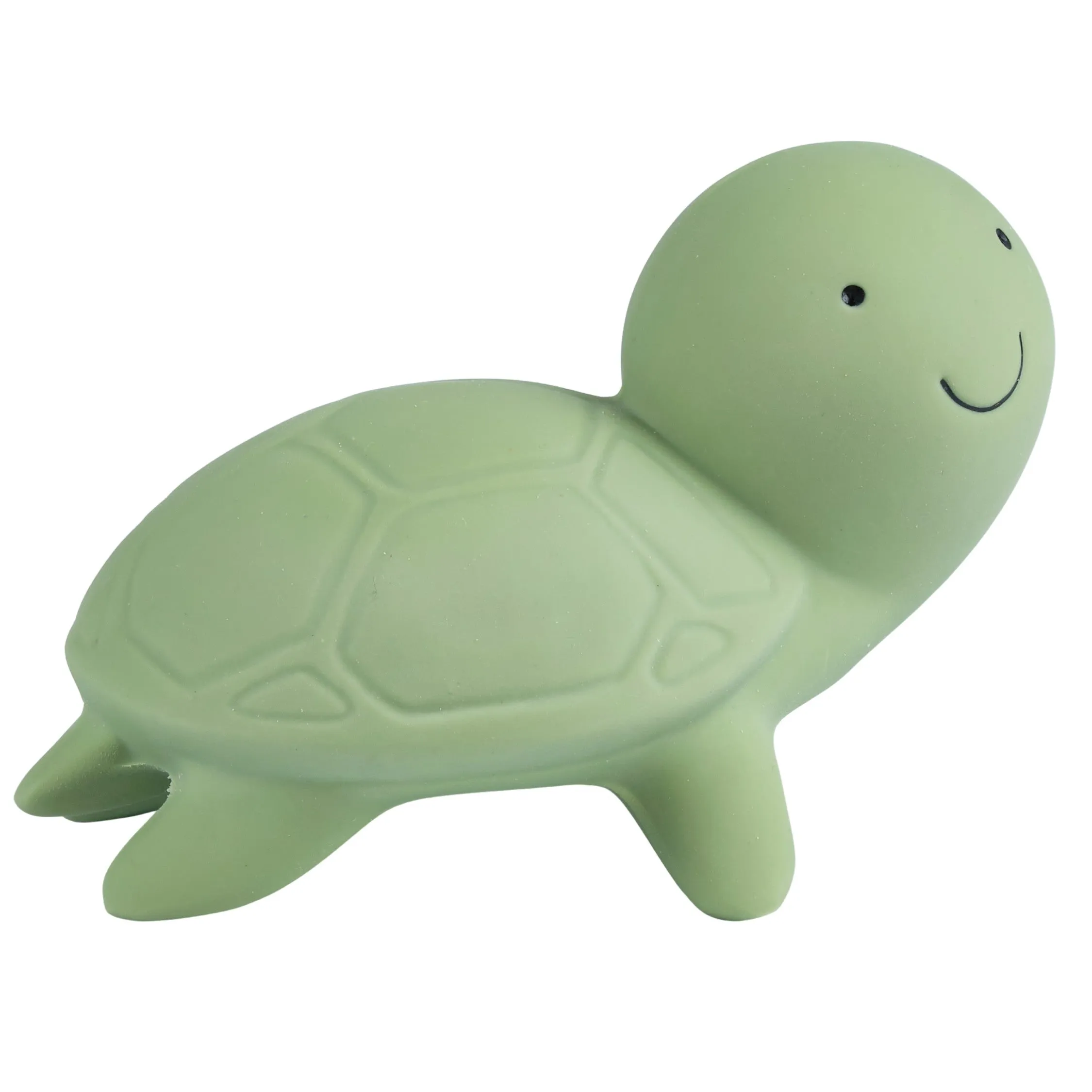 Turtle - Natural Rubber Baby Rattle & Bath Toy