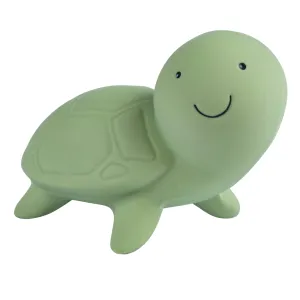 Turtle - Natural Rubber Baby Rattle & Bath Toy