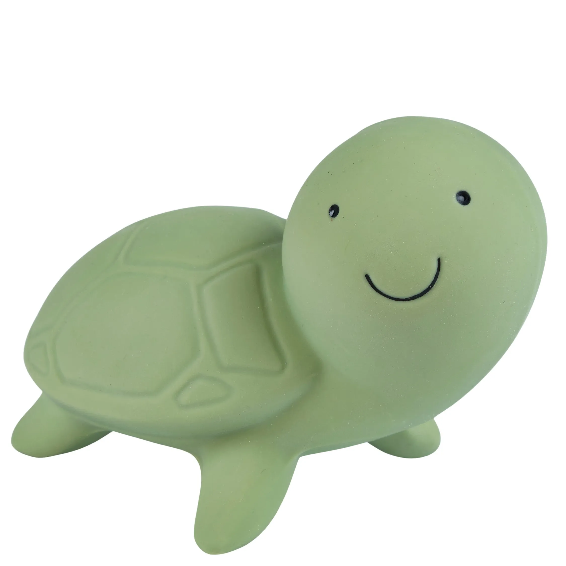 Turtle - Natural Rubber Baby Rattle & Bath Toy