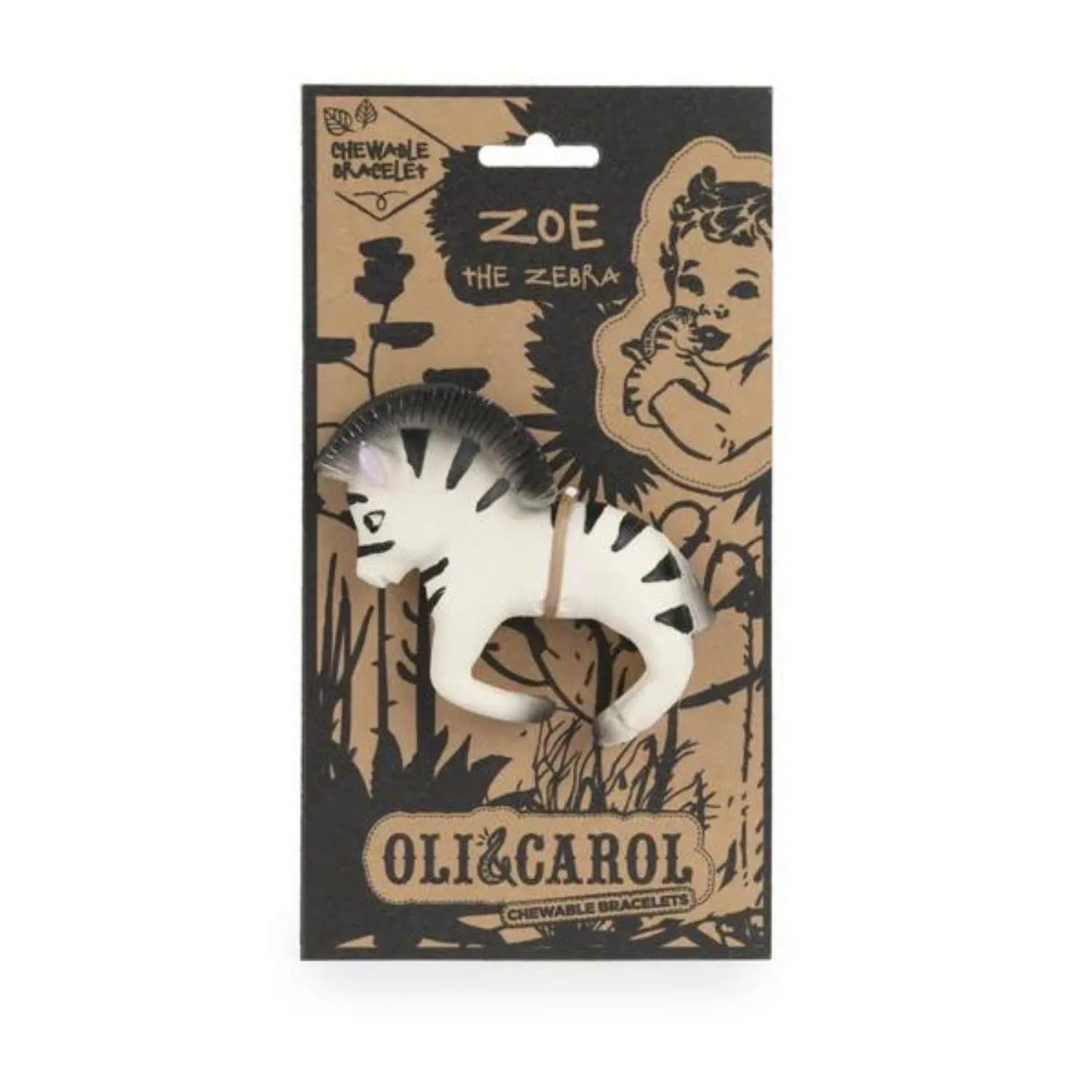 Zoe The Zebra Bracelet Teether